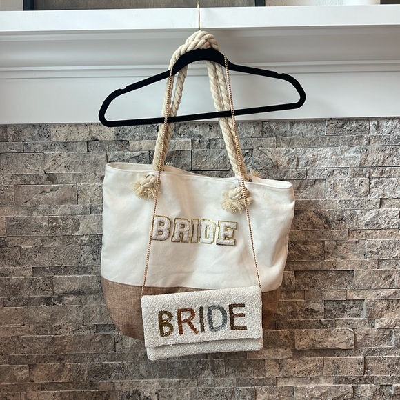 Francesca’s Bride Bag and Beach Bride Bag Together! - Picture 1 of 4
